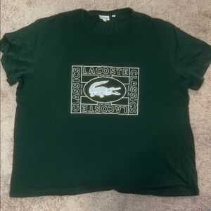 Lacoste Dark Green Graphic Tee